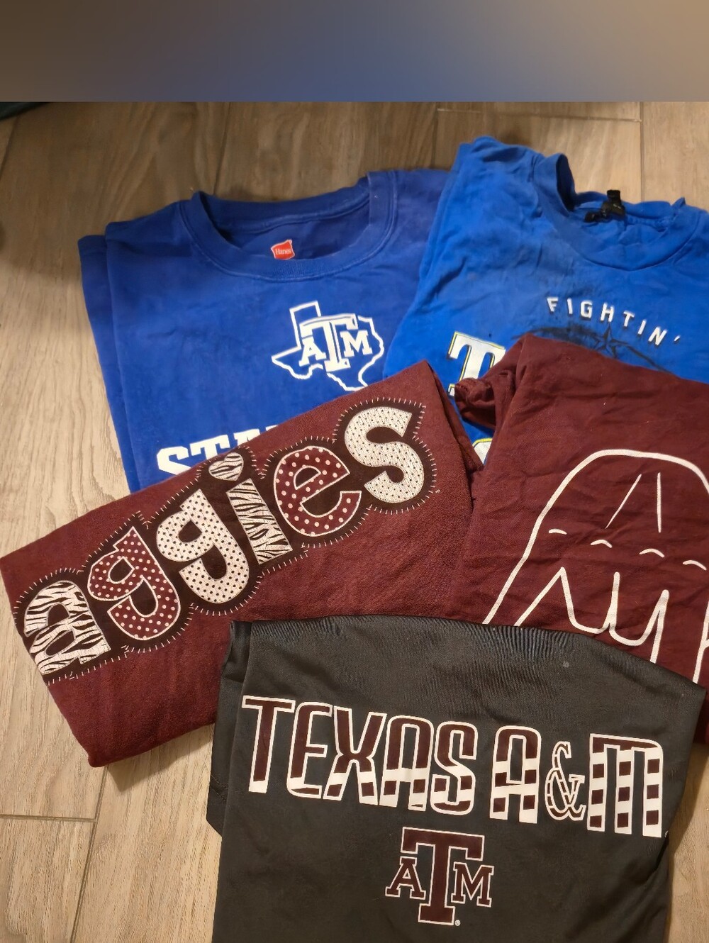 Texas A&M AGGIE Maroon T-Shirt Bundle